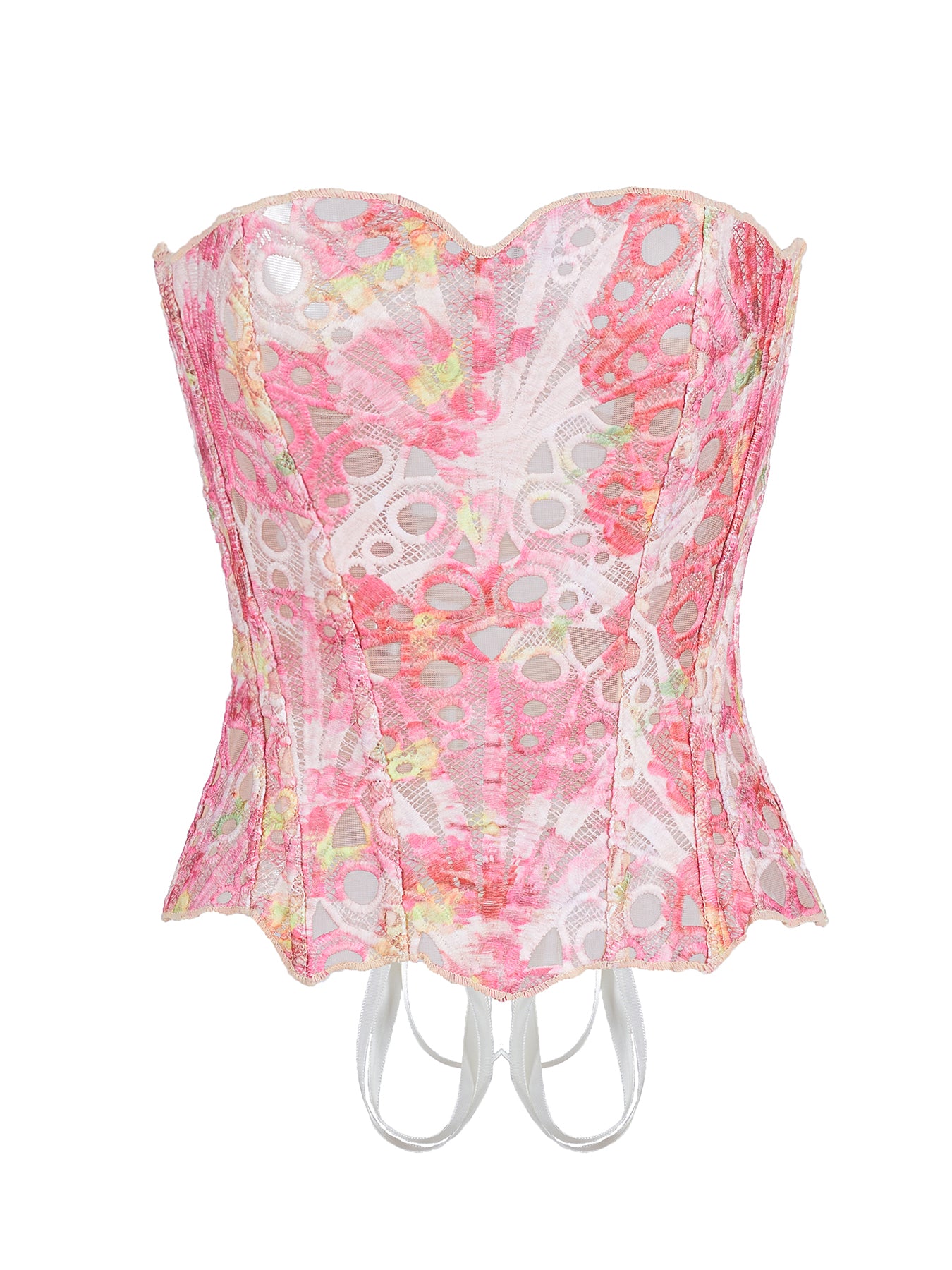 Women's Shaping Underwear Silk Satin Strappy Bra Backless and Sexy Slimming and Shaping