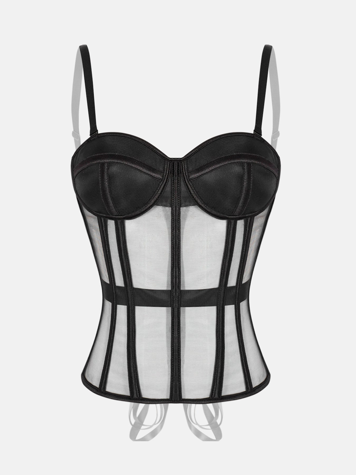 Perfect Corset  Mesh Corset Top Lace up Corset
