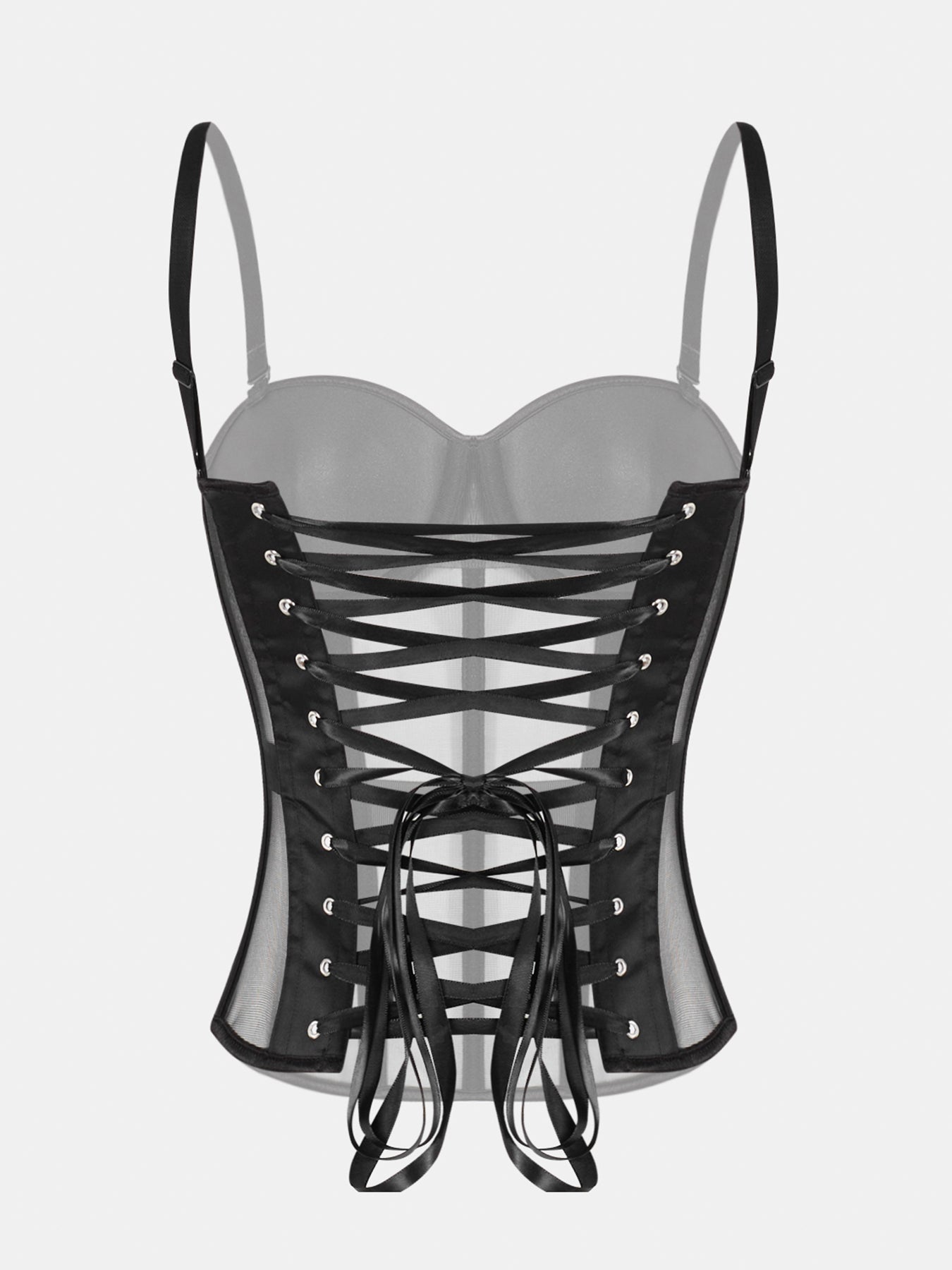 Perfect Corset  Mesh Corset Top Lace up Corset