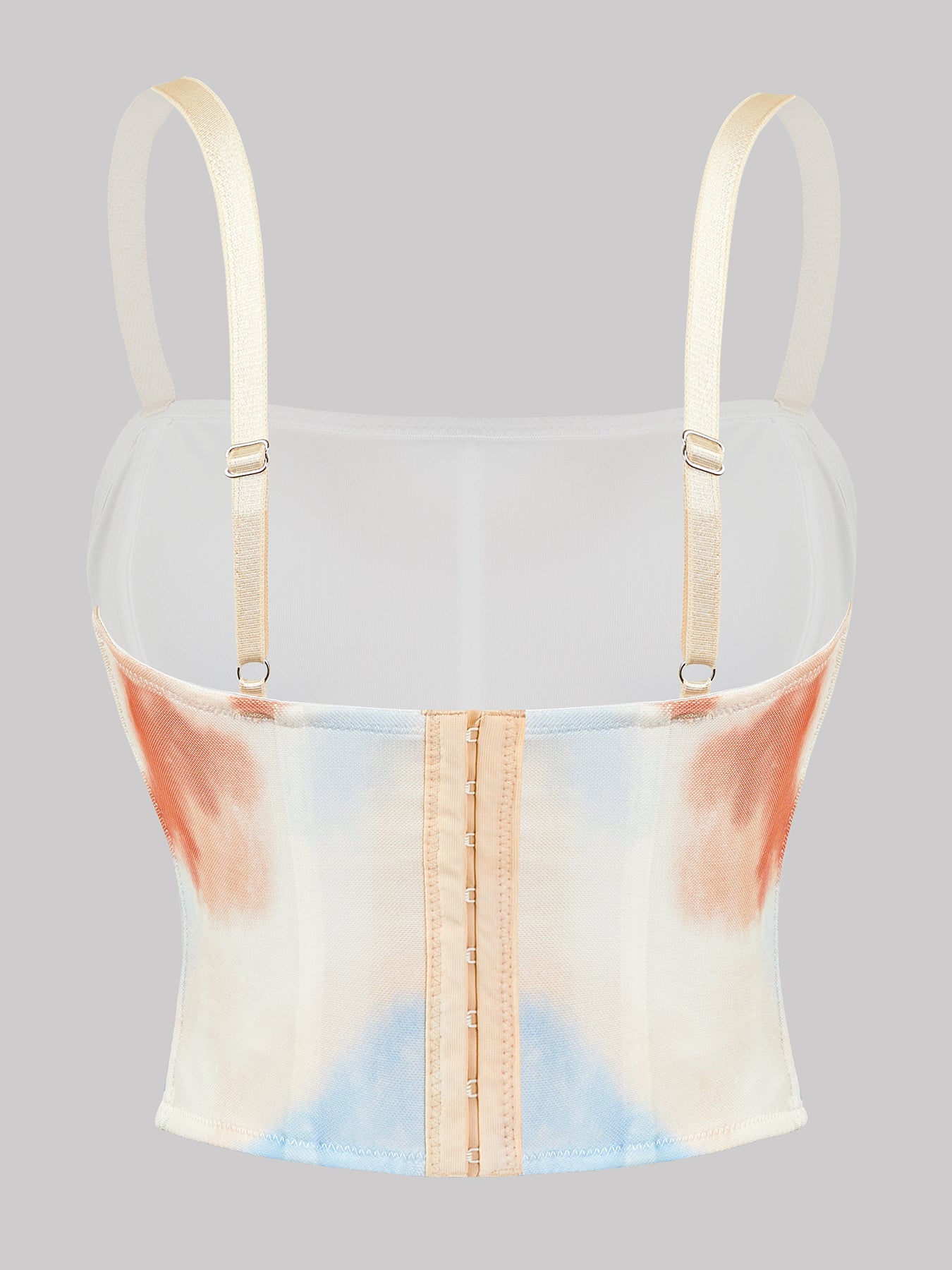 Women Tie-Dye Print Cropped Fitted Fashion Camisole